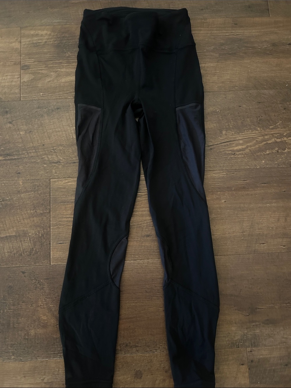 Black High-Waist Lululemon Athletic Leggings